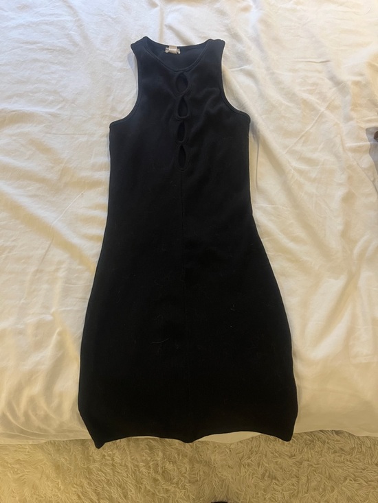 Garage Dresses & Skirts - Garage Black Sleeveless Mini Dress with Front Cutouts